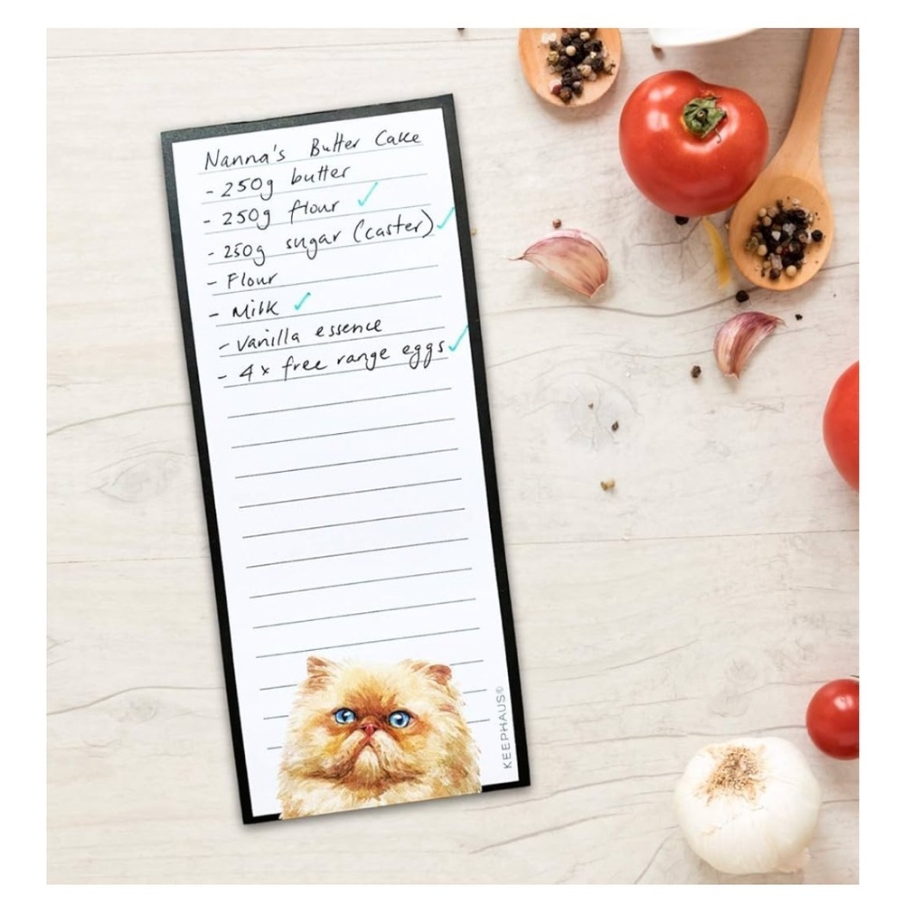 Cute Cat Design Magnetic Notepad Set - 3 Pack - Picture 3 of 7